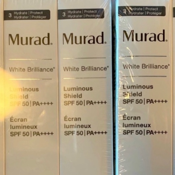 Murad Other - 3x LOT Murad spf 50 white brilliance bundle dermatologist huge esthetician